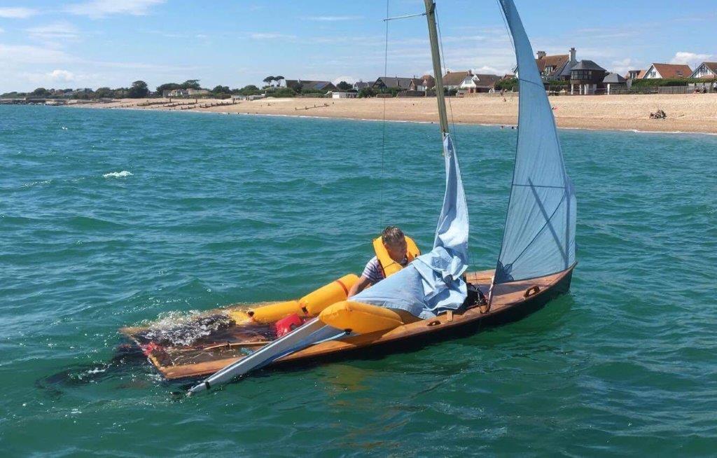Capsized Dinghy